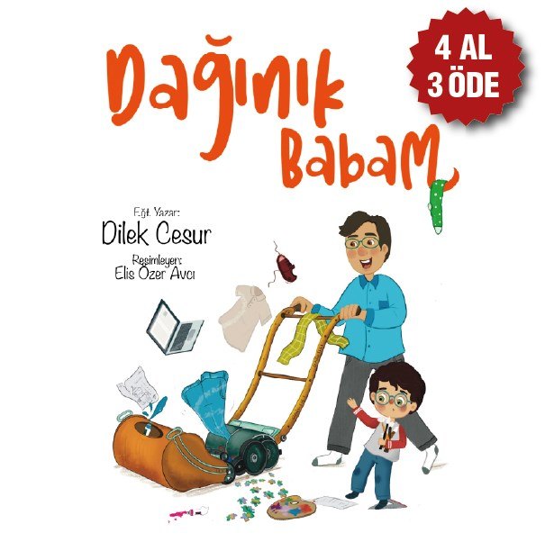 Dağınık Babam kitap kapağı