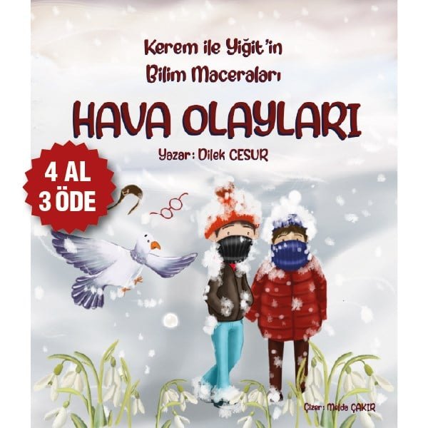 Kerem ve Yiğit'in Bilim Maceraları — Hava Olayları kitap kapağı